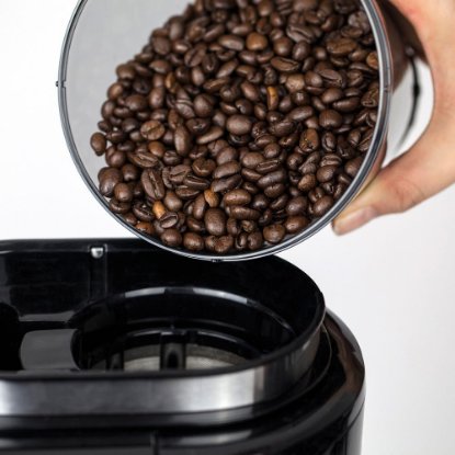 Aparat za kavu CASO DESIGN Coffee Compact electronic, 600W, za 4 šalice, crno-sivi