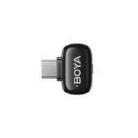 Mikrofon BOYA mini 2-02, bežični (2 TX + 1 RX + Charging Case), USB C, crni