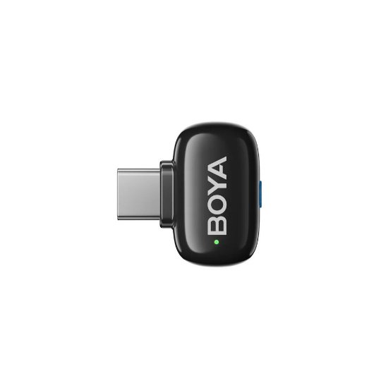 Mikrofon BOYA mini 2-02, bežični (2 TX + 1 RX + Charging Case), USB C, crni