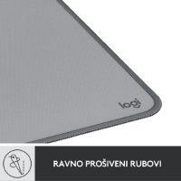 Podloga za miš, LOGITECH Desk Mat Studio, soft, siva
