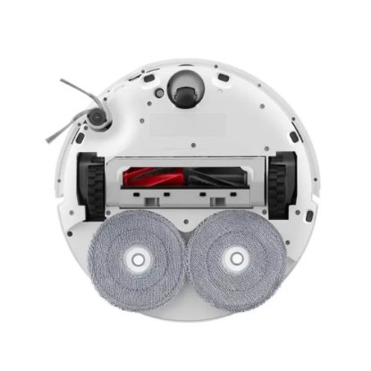 Robotski usisavač ROBOROCK Qrevo Edge 2 Pro, usisna snaga 25000 Pa, dvostruki rotirajući mopovi 200 RPM, bezvrećasti spremnik,  visina 79.8 mm, valjkasta i bočna četka, bijela