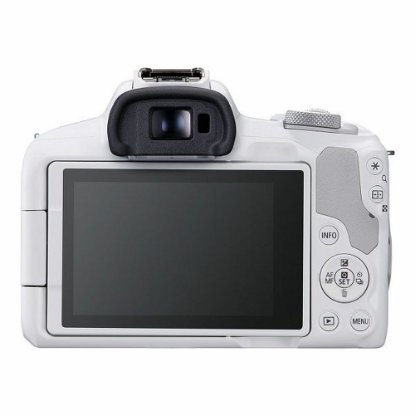 Digitalni fotoaparat CANON EOS R50 + RF-S 18-45mm f/4.5-6.3 IS STM, 24,2 Mp, 4K Ultra HD, bijeli