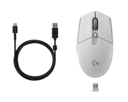 Miš LOGITECH G305 X SUPERLIGHT, Gaming, optički, 44000dpi, USB, bijeli