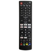 Univerzalni daljinski upravljač UNITRONIC JL1718/COMP-U, za LG TV, 2x AAA baterije, crn