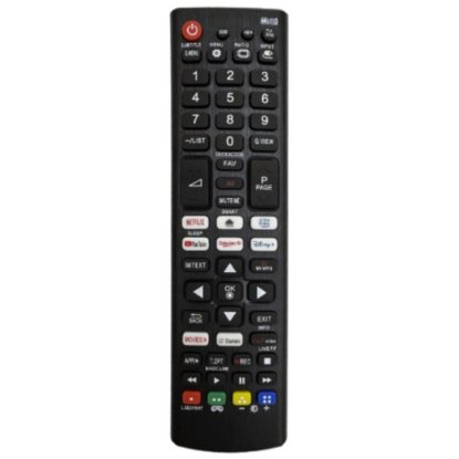 Univerzalni daljinski upravljač UNITRONIC JL1718/COMP-U, za LG TV, 2x AAA baterije, crn