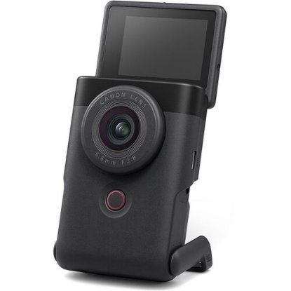 IZLOŽBENI - Digitalni fotoaparat CANON Powershot V10 Vlogging Kit, 20,9 Mp, 4K Ultra HD, crni