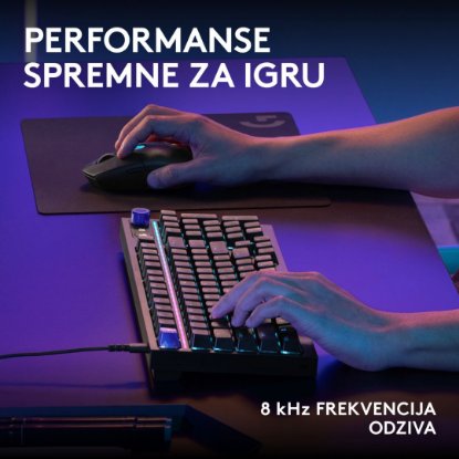 Tipkovnica LOGITECH G316 X 98, taktilni, crna