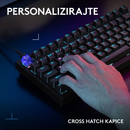 Tipkovnica LOGITECH G316 X 98, taktilni, crna