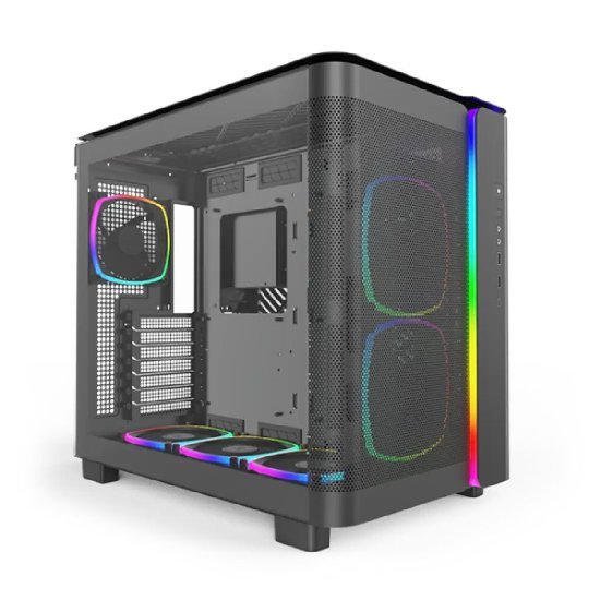 Računalo LINKS Gaming PC G226A / Ryzen 7 9800X3D, 32GB DDR5, 2TB SSD NVMe, nVidia GeForce RTX 5070 Ti 16GB, WiFi, bez OS, crno
