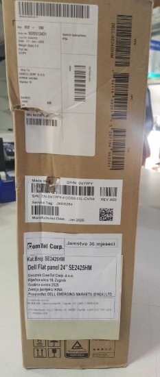 OPEN BOX - Monitor 24" DELL SE2425HM, FHD, IPS, 100Hz, 5ms, 250cd/m2, crni