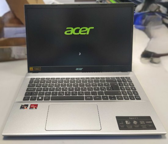 OPEN BOX -  Laptop ACER Aspire 3 NX.KSJEX.00A+WIN / Ryzen 7 5700U, 32GB, 512GB SSD, AMD Radeon Graphics, 15.6" FHD TN, Windows 11, srebrni